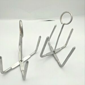 Vintage Potato Baker 4 Spiked Set Of 2 Cooking Gadget Japan Aluminum Folding